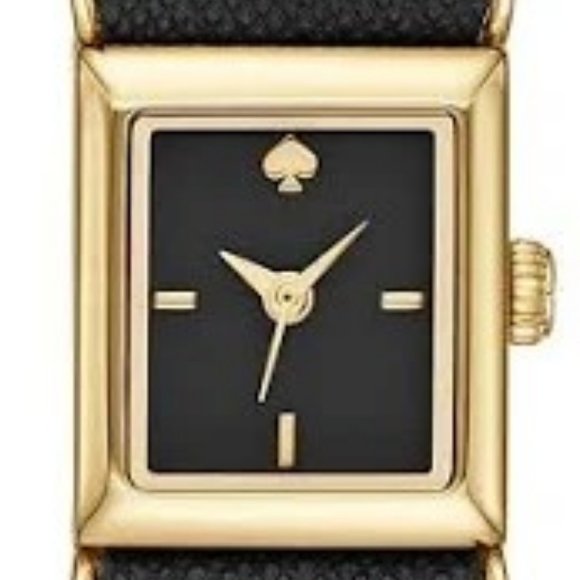 NEW Kate Spade Black Bowtie Watch w/New Battery & 4 Extra Batteries
